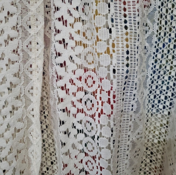 G By Guess Lace and Knotted Boho Cardigan Kimono Size M/L - Picture 4 of 7